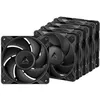 Image de Ventiladores Suplementarios Arctic P12 PRO PWM PST Low Noise 120mm Negros Pack 5 unidades