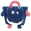 Image de Sac à dos - LES DEGLINGOS - Hippipos lHippopotame - Bleu - 25 cm x 25 cm - Enfant Fille