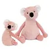 Image de Peluche koala rose maman et bebe trankilou ptipotos