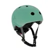 Image de Casque de Glisse Urbaine pour Enfant - Scoot & Ride - Modèle S - Vert - Boucle magnétique et LED arrière