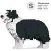 Image de Blocs de construction - JEKCA - Chien Border Collie - 890 pièces - Plastique - Noir