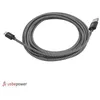 Image de Câble Micro USB MFI USBEPOWER FAB 2.5M Tressé Blanc Noir - 5 broches - USBEPOWER