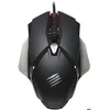 Image de Madcatz B.A.T. 6+ Souris Gaming Ambidextre - Capteur 16000 DPI & 2000Hz - Commutateur DAKOTA 2ms - Repose poignets