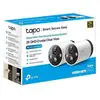 Image de Pack de 2 caméras de surveillance tapo c420s2 intérieure et extérieure blanc + hub de connexion