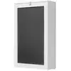 Image de Innovagoods Bureau Pliable Mural, Bois, Blanc, 80x50x18 Cm