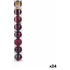 Image de Lot De Boules De Noël Violet Plastique Ø 7 Cm (24 Unités)