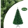 Image de Sapin de Noël Artificiel 165CM en PVC avec 850 Branches Support Métallique