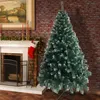 Image de Sapin de Noël 650 branches- 180 cm - Décoration avec neige avec Support Metal