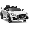Image de Voiture Electrique pour Enfants Mercedes-Benz GT R - Blanc - 2 Portes Ouvrables - 12V - 48 km/h
