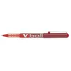 Image de Feutre roller v-ball 05 rouge - PILOT - Roller V-Ball 05 - Pointe métal - Encre liquide - Ecriture 03 mm