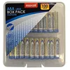 Image de MAXELL 790410 LOT DE 100 PILES ALCALINES LR03 AAA
