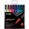 Image de Set De 8 Marqueurs À Pointe Conique Posca Uni Modèle Aléatoire
