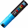 Image de POSCA PC7M Marqueur pigment pointe conique large Bleu clair - tracé 4 5 5 5 mm