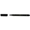 Image de Feutre pinceau - UNI-BALL - EFBR50 - Noir - Pointe pinceau extra-fine - Pointe calibrée souple