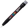 Image de Marqueur - POSCA - Pinceau Brush - Blanc - Largeur de trait 1-10 mm - Opaque
