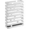 Image de Porte parapluie - Design - Brique - Blanc - Acier - 43 cm de hauteur