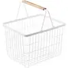 Image de Panier À Linge En Métal Blanc Laundry