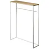 Image de YAMAZAKI - Console dentrée métal et bois - L60 cm - Blanc