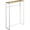Image de Console d'entrée en bois et métal tower blanc