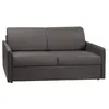 Image de Canapé 3 places convertible express en simili CALIFE - Gris - Couchage 140 cm