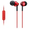 Image de Ecouteurs intra-auriculaires - SONY - MDR-EX110LAR.AE - Rouge - Filaire - Télécommande