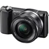 Image de Sony a5000 ILCE-5000L - Appareil photo numÃ©rique - sans miroir - 20.1 MP - APS-C - 3x zoom optique objectif 16-50 mm - Wi-Fi, NFC - noir en occasion ou reconditionné