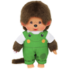 Image de Monchhichi Peluche Garçon Salopette Grenouille Poupée 20cm Jouet