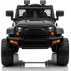 Image de Voiture électrique Enfant jeep(3 à 5 Ans) 12 V-4 5 Ah avec télécommande 2.4 G Incluse klaxon lumière 103×57.5×30cm noir