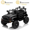 Image de Voiture Électrique 12V/4.5Ah pour Enfants Técommande 2.4G103×57.5×30cmNoir