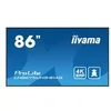 Image de iiyama ProLite LH8675UHS-B1AG 86 Classe (85.6 visualisable) ecran LCD retro-eclaire par LED - 4K - pour signalisation numerique