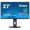Image de Ecran iiyama 27'' noir dalle ips led ultra mince 16:9 2560x1440 2ms 350cdm² 100hz hdmi dp 2xusb hub (3.2) hps 15cm pied réglable pivot tco, produit eco XUB2763QSU-B1