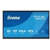 Image de iiyama ProLite TE8615A-B1AG 86 Classe (85.6 visualisable) ecran LCD retro-eclaire par LED - 4K - pour signaletique numerique / communication interactive