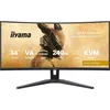 Image de Ecran PC Gamer incurvé - IIYAMA - 34 - WQHD - 240Hz - Dalle VA - 0.4ms - Réglable en hauteur - G-Master GCB3486WQSCP-B1