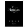 Image de Papier Photo Glacé Pro Platinum A4 20 Feuilles 300 G/m² Noir Canon