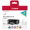 Image de Canon PGI-72 MBK/C/M/Y/R Multipack - pack de 5 - jaune, cyan, magenta, rouge, noir mat - original - reservoir d'encre