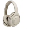 Image de Auriculaires Bluetooth - AUDIO TECHNICA - Beige - Autonomie 90 heures - Sans fil - Micro intégré