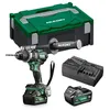 Image de Perceuse Visseuse 140 Nm - HIKOKI - avec 2 batteries 18V 5.0Ah - chargeur - coffret plastique - DS18DCWPZ