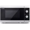 Image de Four à micro-ondes - SHARP - YC-MG01E-W - Capacité 20 Litres - Puissance 800 Watt - Couleur Noir/Blanc