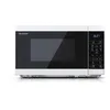 Image de Sharp Yc-ms02e-w Micro-onde Noir, Blanc Micro-onde Simple Comptoir 20 L 800 W