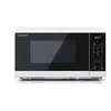 Image de Four à micro-ondes sharp yc-ms02e-w noir, blanc micro-ondes uniquement surface plane 20 l 800 w