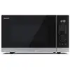 Image de Sharp Yc-pg284ae-s Micro-onde Noir, Argent Micro-ondes Grill Comptoir 28 L 900 W