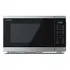 Image de Four à micro-ondes sharp yc-mg252ae-s à surface plane avec gril 25 l 900 w noir, argent