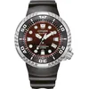 Image de Citizen BN1024-01Z Montre homme cadran rouge boîtier 46 mm bracelet caoutchouc noir étanche 30 bar