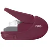 Image de Agrafeuse sans agrafe - PLUS JAPAN - SL-106AB - Rouge - Capacité 5 feuilles - Plastique recyclable