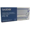 Image de Ruban dimpression Brother PC-70 - Noir - 144 pages