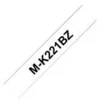 Image de Brother M-K221BZ - bande d'etiquettes - 1 cassette(s) - Rouleau (0,9 cm x 8 m)