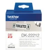 Image de Brother DK-22212 - ruban - Rouleau (6,2 cm x 15,2 m)