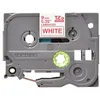 Image de Ruban étiqueteuse laminé BROTHER P-TOUCH TZE-222 - Rouge sur blanc - 9mm