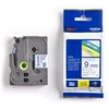 Image de Ruban Laminé Brother Tze-223 9 Mm Bleu Sur Blanc 8 M