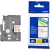 Image de Ruban étiqueteuse laminé BROTHER P-TOUCH TZE-232 rouge sur blanc 12mm